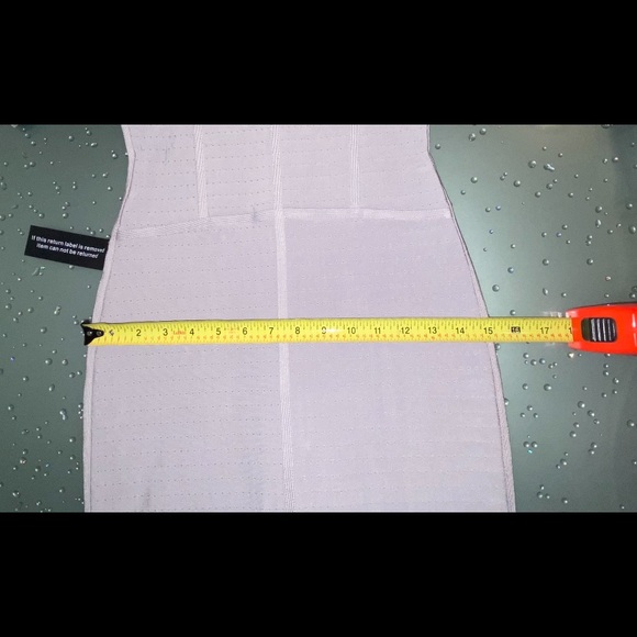 Mariam Anna Barska Lavender Body Con Dress Size S - Picture 8 of 10